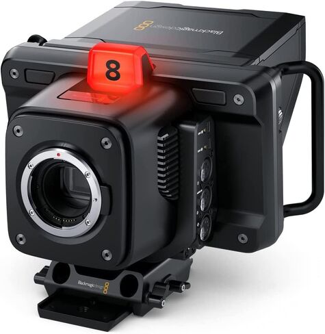 كاميرا Blackmagic Design Studio 6K Pro - حزمة EF Mount (CINSTUDMFT/G26PDK) مع سماعات رأس AKG K240 Studio Pro، وكابل فيديو Pearstone 50 بوصة SDI، ومناديل Kellards 5 عبوات in Saudi Arabia