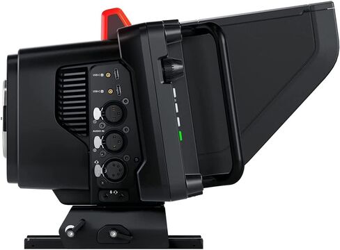 كاميرا Blackmagic Design Studio 6K Pro - حزمة EF Mount (CINSTUDMFT/G26PDK) مع سماعات رأس AKG K240 Studio Pro، وكابل فيديو Pearstone 50 بوصة SDI، ومناديل Kellards 5 عبوات in Saudi Arabia