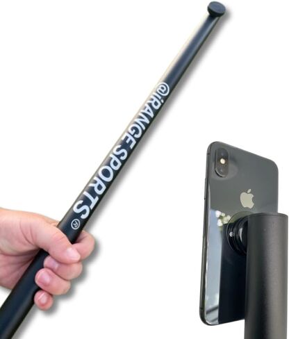iRangeSports Stick Lite - 37-INCH Heavy Duty Aluminum Monopod - Magsafe Compatible Phone Stand - Camera Monopod for Steady Golf Course Video & Photography - Lightweight, Portable, Easy Fit in Golf Bag in Saudi Arabia