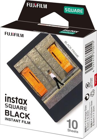 Fujifilm Instax Square Black Film - 10 Exposures in Kuwait