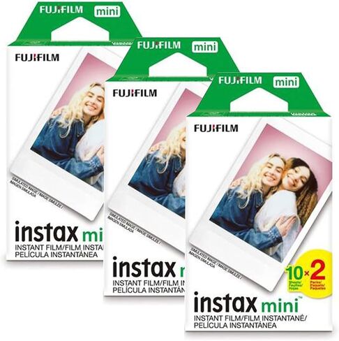 Fujifilm Instax Mini Instant Film (3 Twin Packs, 60 Total Pictures) - International Version in Kuwait