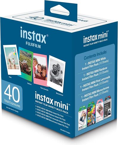 Fujifilm Instax Mini Variety Film Value Pack 40 Count in Saudi Arabia
