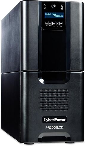 CyberPower PR1500LCD Smart App Sinewave UPS Battery Backup | 1500VA/1500W, 8 Outlets, AVR, Mini-Tower, UL Certified in Kuwait