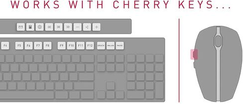 لوحة مفاتيح وماوس لاسلكية CHERRY B.Unlimited 3.0 . وظيفة شحن كابل USB لكليهما. لوحة مفاتيح QWERTZ متينة، بطاريات قابلة لإعادة الشحن، ملصق مفاتيح مقاوم للتآكل in Kuwait