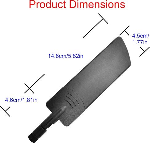 4G LTE Antenna 9dBi SMA Male Omni Wideband for Router Gateway 2Pcs | 698-2700MHz LTE 4G antenna for 3G 4G GSM devices. MIMO antennas compatible with major carriers in Kuwait