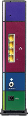 ARRIS Surfboard SBG7600AC2-RB DOCSIS 3.0 Cable Modem & AC2350 Wi-Fi Router , Approved for Comcast Xfinity, Cox, Charter Spectrum & more , Four 1 Gbps Ports , 800 Mbps Max Internet Speeds,- REFURBISHED in Saudi Arabia
