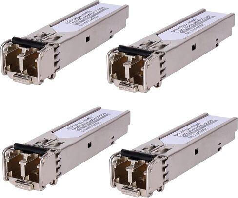10 عبوات 1.25 جيجا 850 نانومتر وحدة إرسال واستقبال SFP LC متعددة الأوضاع من الألياف 550 متر 1000Base-SX LC MMF لـ Cisco GLC-SX-MMD/SX-MM/SFP-GE-S، Fortinet، Ubiquiti UniFi UF-MM-1G، Mikrotik S-85DLC05D Meraki MA-SFP-1GB-SX in Kuwait