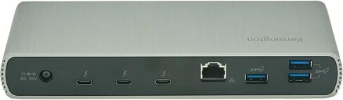 ITSPWR Bundle Containing Kensington SD5700T Thunderbolt 4 Universal Docking Station, Single 8K/Dual 4K, with 90W PD, Support Windows/Mac, and ITSPWR Type-C 4-Port Hub& Cable Ties x50 in Kuwait