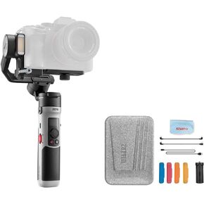 Zhiyun Crane M2S مثبت كاميرا Gimbal مثبت فيديو ثلاثي المحاور للكاميرات خفيفة الوزن عديمة المرآة (الإصدار القياسي) in Kuwait
