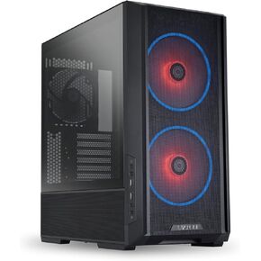 LIAN LI LANCOOL 207 Compact ATX RGB Gaming Computer Case, Black in Saudi Arabia