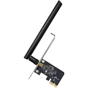 بطاقة TP-Link PCIe WiFi AC600 لأجهزة الكمبيوتر المكتبية، بطاقة شبكة داخلية لاسلكية مزدوجة النطاق (Archer T2E) هوائي عالي الكسب، MU-MIMO، WPA3، ملف تعريف منخفض، يدعم Windows 10/11 in Kuwait