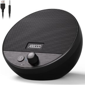 Jeecoo A10 Wired USB Laptop Speakers Bluetooth Computer Speakers (Single) - Small & Portable, 10W Enhanced Bass Sound, Easy-Access Volume Knob - with 3.5mm AUX for PC Desktop Monitor Mobile Devices in Kuwait