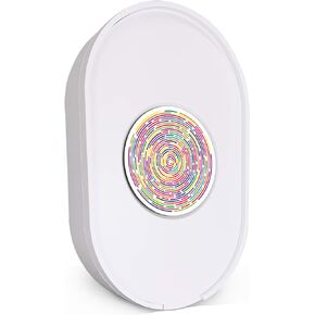 TECH8 USA Undetectable Mouse Mover Jiggler with Ambient Glow Ring and Hologram Disc for Laptops, PC, No Software, Random Movement, Designed, Patented and Trademarked in USA - 3D Hologram Alien in Saudi Arabia