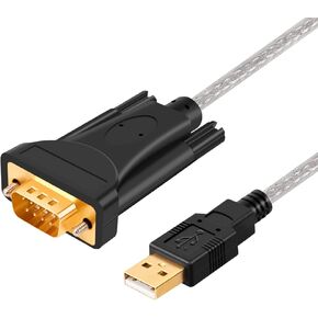 YOUJIARUI 2 Port USB to Serial RS232 Adaptes Industrial Grade FTDI-FT2232 Chipset RS232 Cable DB9 Serial Port to USB RS232 Adapter 9 Pin Serial for Winows11/10/8/7 Vista XP 2000 Linux and Mac OS