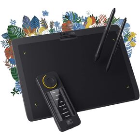 XENCELABS, Drawing Tablet, Wireless Graphic Tablet with Shortcut Keys, Ultrathin Pen Tablet with 2 Battery-Free Stylus, 8192 Levels Pressure, 12" Digital Art Pad for Win/Mac/Linux, Black in Saudi Arabia