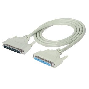 كابل تمديد MEIRIYFA DB37 37Pin Serial D-SUB 37 Pin كابل موصل متوازي للطابعة من النحاس النقي للأسلاك الهندسية والكمبيوتر والشبكات. (4.9FT) (ذكر إلى أنثى)