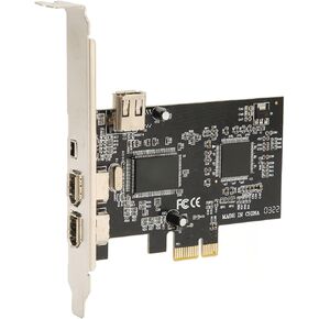 PCIe Firewire Card for Windows 10, PCI E Firewire Controller Card 4 Ports with Low Profile Bracket and Cable for Desktop PC and DV Connection in Saudi Arabia