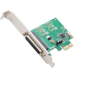 Syba 1 Port Parallel DB25 LPT Printer PCIe x1 with Low Bracket, Support SPP / PS2 / EPP/ECP Modes and Centronics Interface SI-PEX10011 in Saudi Arabia