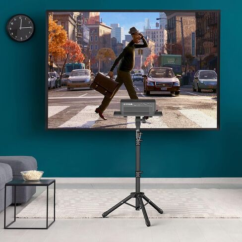 Facilife Projector Stand Tripod - Laptop Tripod Projector Stand Adjustable Height 22 to 47 Inch, Projector Tripod Stand, Tripod for Porjector, Projector Stand for Outdoor Movies in Kuwait