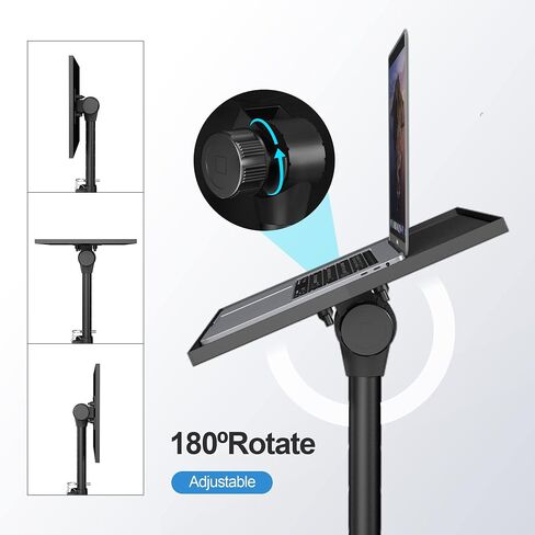 Facilife Projector Stand Tripod - Laptop Tripod Projector Stand Adjustable Height 22 to 47 Inch, Projector Tripod Stand, Tripod for Porjector, Projector Stand for Outdoor Movies in Kuwait