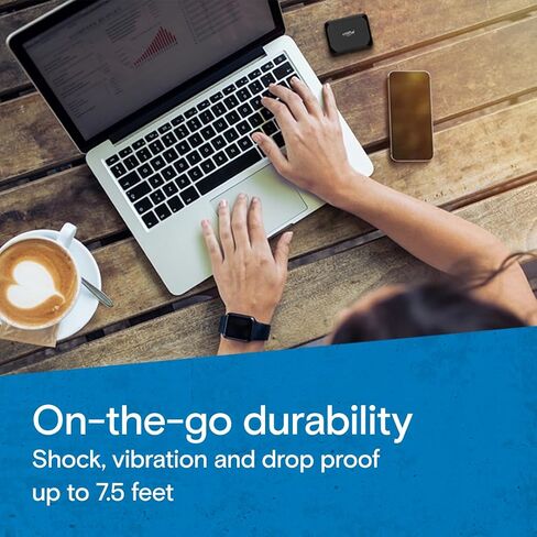 Crucial X9 2TB Portable SSD - Up to 1050MB/s Read - PC and Mac, Lightweight and Small with 3-Month Mylio Photos+ Offer - USB 3.2 External Solid State Drive - CT2000X9SSD902 in Saudi Arabia
