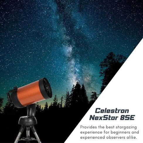 حزمة التلسكوب المحوسب Celestron NexStar 8SE Schmidt-Cassegrain مع عدسة التلسكوب/مجموعة ملحقات الفلتر (عنصران) in Saudi Arabia