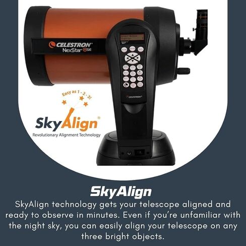 حزمة التلسكوب المحوسب Celestron NexStar 8SE Schmidt-Cassegrain مع عدسة التلسكوب/مجموعة ملحقات الفلتر (عنصران) in Saudi Arabia
