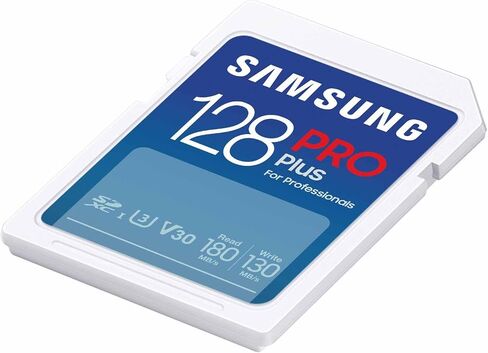 Samsung PRO Plus Full Size 128GB SDXC Memory Card + Reader, Up to 180 MB/s in Kuwait