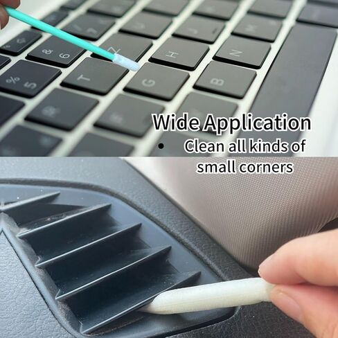 200 قطعة من مسحات التنظيف، مسحات رغوية، مسحات خالية من الوبر، مسحات تنظيف تفصيلية للطابعة النافثة للحبر، والكاميرا، وأجهزة الاستشعار، والعدسات البصرية، والإلكترونيات، والرسم، والطين والفخار in Kuwait