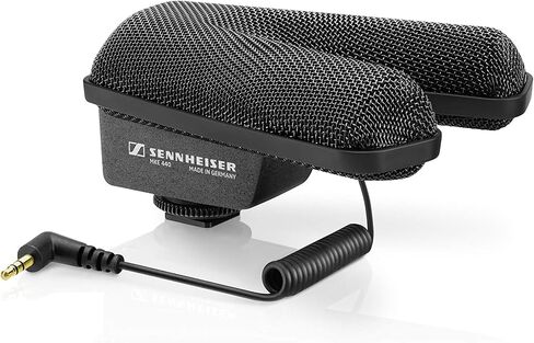 SENNHEISER Professional MKE 400 Directional On-Camera Shotgun Microphone with 3.5mm TRS and TRRS Connectors for DSLR, Mirrorless & Mobile , Connects with Auxiliary in Saudi Arabia