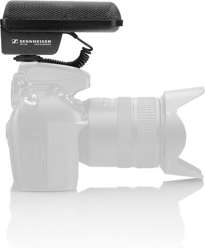 SENNHEISER Professional MKE 400 Directional On-Camera Shotgun Microphone with 3.5mm TRS and TRRS Connectors for DSLR, Mirrorless & Mobile , Connects with Auxiliary in Saudi Arabia