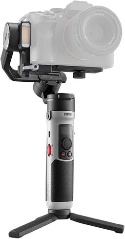 Zhiyun Crane M2S مثبت كاميرا Gimbal مثبت فيديو ثلاثي المحاور للكاميرات خفيفة الوزن عديمة المرآة (الإصدار القياسي) in Kuwait