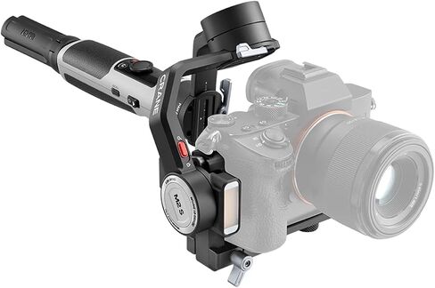 Zhiyun Crane M2S مثبت كاميرا Gimbal مثبت فيديو ثلاثي المحاور للكاميرات خفيفة الوزن عديمة المرآة (الإصدار القياسي) in Kuwait