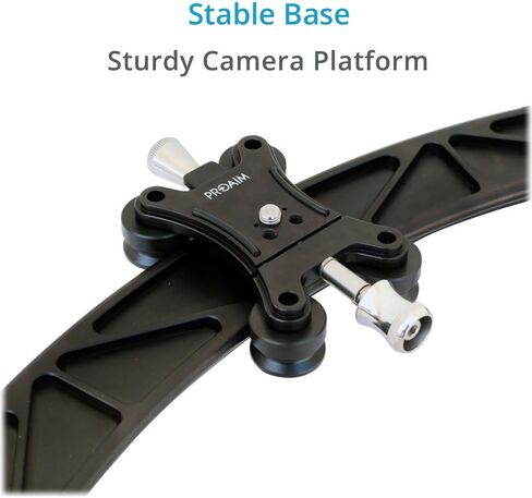 PROAIM Curve-120° كاميرا دائرية منحنية نظام مسار منزلق بمحمل دوار ومنصة منزلقة لكاميرا الفيديو لـ Cannon Nikon Sony DSLR SLCUR120 in Kuwait