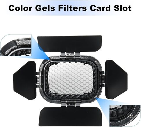 شبكة قرص العسل قابلة للفصل BD-07 مزودة بـ 4 فلاتر متوافقة مع AD200 جيب سبيدلايت in Kuwait