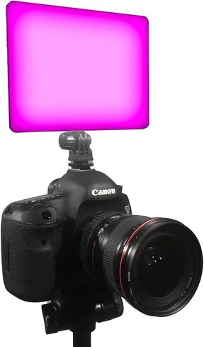 Dracast X Series LED240 RGBWW On Camera LED Video Light | App Control | Dimmable 0-100% | CRI & TLCI 96+ | NP-F Battery Plate in Saudi Arabia