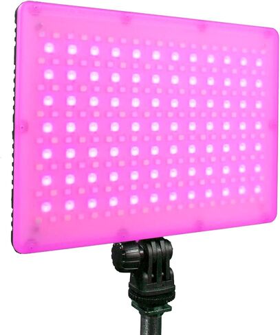 Dracast X Series LED240 RGBWW On Camera LED Video Light | App Control | Dimmable 0-100% | CRI & TLCI 96+ | NP-F Battery Plate in Saudi Arabia