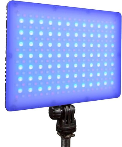 Dracast X Series LED240 RGBWW On Camera LED Video Light | App Control | Dimmable 0-100% | CRI & TLCI 96+ | NP-F Battery Plate in Saudi Arabia