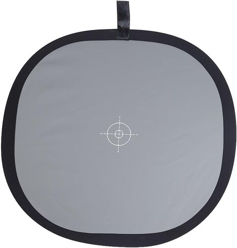 Andoer 24x24 inch Foldable Grey/White Balance Card 18% Grey Reference Reflector Grey Card with Carrying Bag in Saudi Arabia