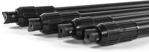 Banner Stand Backdrop - Banner Holder with Adjustable Poster Stand & Retractable Height Up to 5x7 - 8x10 ft Adjustable Telescopic Display Stand for Trade Show, Photo Booth, Wall Exhibitor Background in Kuwait