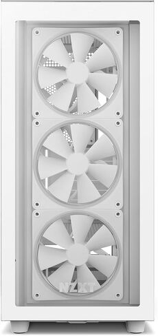 NZXT H7 Flow - CM-H71FB-01 - ATX Mid Tower PC Gaming Case - Front I/O USB Type-C Port - Quick-Release Tempered Glass Side Panel - Black in Saudi Arabia