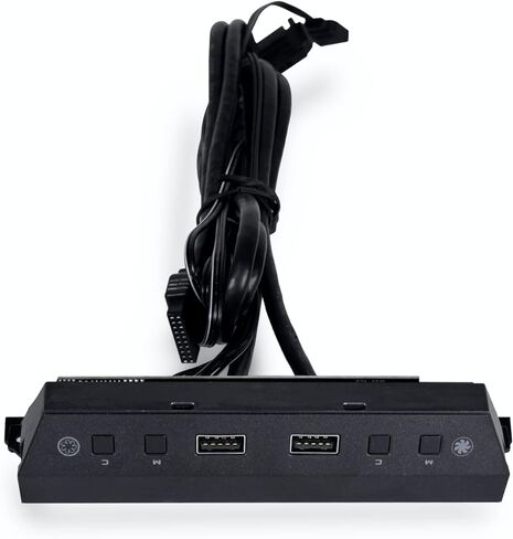 LIAN LI LANCOOL 207 Compact ATX RGB Gaming Computer Case, Black in Saudi Arabia