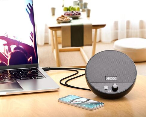 Jeecoo A10 Wired USB Laptop Speakers Bluetooth Computer Speakers (Single) - Small & Portable, 10W Enhanced Bass Sound, Easy-Access Volume Knob - with 3.5mm AUX for PC Desktop Monitor Mobile Devices in Kuwait