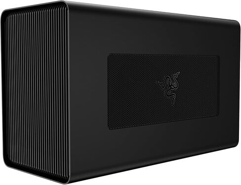 Razer Core X Aluminum External GPU Enclosure (eGPU): Compatible with Windows & MacOS Thunderbolt 3 Laptops, NVIDIA/AMD PCIe Support, 650W PSU, Classic Black in Saudi Arabia