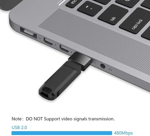 nonda USB C to USB Adapter (2 Pack), USB-C Female to USB Male, USB Type C Female to USB OTG Adapter for MacBook Pro 2015/2013, MacBook Air 2017/2015, Laptops, Wall Chargers, Power Banks in Saudi Arabia