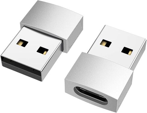 nonda USB C to USB Adapter (2 Pack), USB-C Female to USB Male, USB Type C Female to USB OTG Adapter for MacBook Pro 2015/2013, MacBook Air 2017/2015, Laptops, Wall Chargers, Power Banks in Saudi Arabia