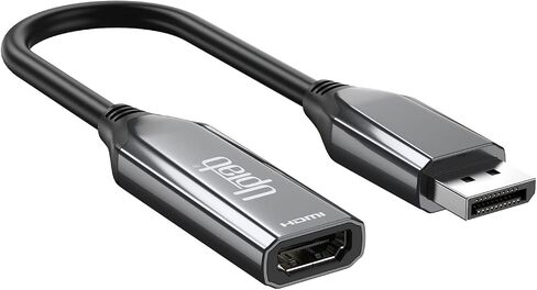uptab 8K DisplayPort to HDMI 2.1 Active Adapter with HDR (DP to HDM) Support Displays 4k 120Hz up to 8K 60Hz with HDR in Saudi Arabia