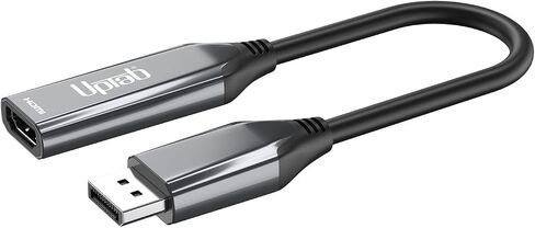 uptab 8K DisplayPort to HDMI 2.1 Active Adapter with HDR (DP to HDM) Support Displays 4k 120Hz up to 8K 60Hz with HDR in Saudi Arabia