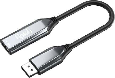 uptab 8K DisplayPort to HDMI 2.1 Active Adapter with HDR (DP to HDM) Support Displays 4k 120Hz up to 8K 60Hz with HDR in Saudi Arabia