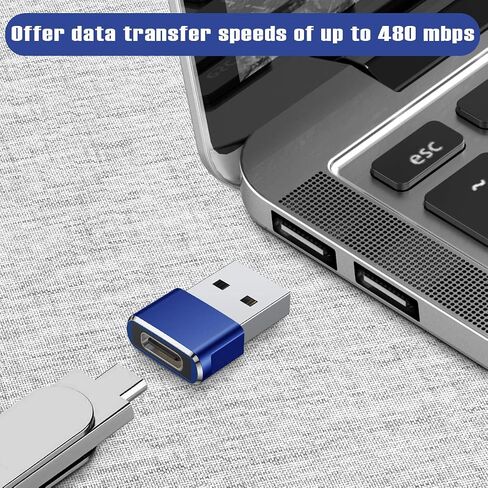 Basesailor USB to USB C Adapter 4 Pack,Type C Female to A Male Charger Cable Converter for Apple Watch Series 7,iPhone 12 13 14 15 Max,iPad 9 10 Pro 6th,Samsung Galaxy S22 S23 A13 A53 Z Flip/Fold Car in Saudi Arabia